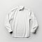 Gritty Elegance: White Long Sleeve Button Up Shirt Mock Up