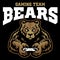 Grizzly bear game mascot logo