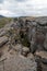 Grjotagja lava cave and fissure in Myvatn, Iceland.