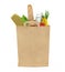 Groceries Bag Isolated