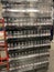 Grocery store coca cola diet coke delivery pallet wrappe