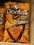 Grocery store Doritos tangy flavor close up