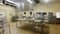 Grocery store pan clean neat meat department prep area backroom