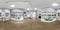 GRODNO, BELARUS - DECEMBER, 2018: Full seamless hdri spherical panorama 360 degrees angle view in interior museum room in