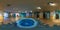 GRODNO, BELARUS - FEBRUARY 21, 2013: Full 360 degree panorama in equirectangular equidistant spherical projection in interier hall