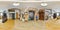 GRODNO, BELARUS - MAY, 2018: Full spherical seamless hdri panorama 360 degrees angle view in vintage biedermeier interior of