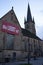 Gronau-Epe, Germany - March 03, 2020 -  March cloudy afternoon walk around the church of St. Agatha