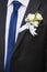 Groom flower boutonniere