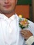 Groom Gets Corsage