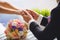 Groom Holding Beloved Hands