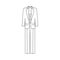 Groom suit illustration