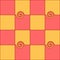 Groovy checkered seamless patterns with a funnel