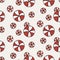 Groovy Chrismtas pattern with peppermint candies