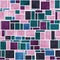Groovy Colorful Jewel Tone Piet Mondrian Inspired Seamless Pattern