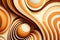 Groovy hippie 70s backgrounds. Waves, swirl, twirl pattern. Twisted and distorted vector texture in trendy retro psychedelic style