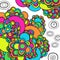 Groovy Psychedelic Abstract Doodles Vector