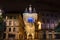 The Grosse Closhe belltower in the night