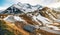 Grossglockner High Alpine Road in Austria in dusk