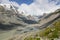 Grossglockner, the highest mountain in Austria with the Pasterze glacier