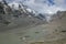 Grossglockner, the highest mountain in Austria with the Pasterze glacier