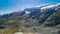 Grossglockner national park aerial view in summer season