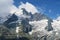 Grossglockner peak with clouds