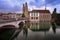 Grossmunster Church and Limmat River in the Morning, Zurich, Switzerland