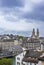 Grossmunster. Romanesque Cathedral in Zurich. View of the Grossmunster. Zurich architecture. Lake Zurich.