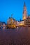 Grote Markt Antwerp Twilight Brabo Onze Lieve