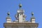 Grotesque mascarons on the cloth rows - Cloth Hall in Krakow. Poland