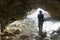 Grotta del Diavolo, Devil\\\'s Cave in Santa Maria di Leuca, Puglia, Italy