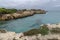 Grotta della Poesia coast cliff, Salento, Apulia, Italy