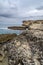 Grotta della Poesia coast cliff, Salento, Apulia, Italy