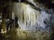 Grotte de clamouse, a cave in herault, languedoc, france