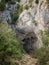Grotte de Peirou in the Alpilles on a sunny day in springtime