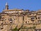 Grotte di Castro skyline, mediaeval town near lake Bolsena, Viterbo province, central Italy