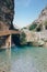 Grotto in the Kourtaliotiko Gorge on the island of Crete in Greece