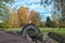 The Grotto and Spring near the Arsenal Pavilion. Pushkin. Tsarskoye Selo. Russia