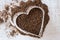 Ground Allspice in a Heart Shape