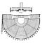 Ground Plan of the Theatre at Pompeii, vintage engraving