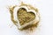 Ground Sage in a Heart Shape