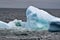 Grounded iceberg calving