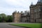 Grounds and entrance of Holyrood Palace, Edinburgh, Scotland