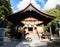 On the grounds of Suwa Taisha Shimosha Akimiya, one of the four shrines in