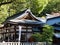 On the grounds of Takeda Shrine, a Shinto shrine dedicated to the spirit of