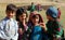 A group of Afghan children in a small village between Chaghcharan and the Minaret of Jam in Afghanistan