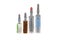 Group of Ampoules Glass vial medical close-up