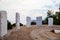 Group of artistic sculptures in white marble representing the zodical signs, known as â€Crown of Limenariaâ€