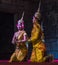 A group of Aspara Dancers were performing at a public perform in Siem Reap,Cambodia.