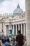 A group of believers in St. Peter\'s Square